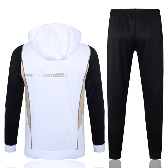 Tuta da Track de Felpa del Real Madrid Bambino 2023-2024 Blanco